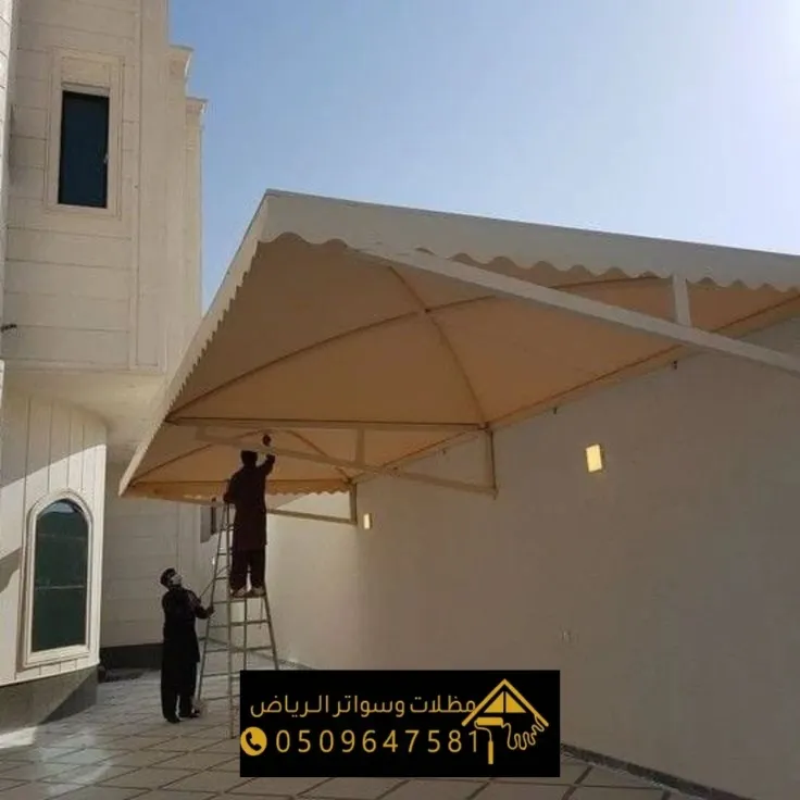 تركيب مظلة سيارات في حي النرجس بالرياض