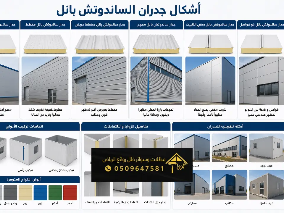 موديلات لاشكال الساندوتش بانل المزاحمية
